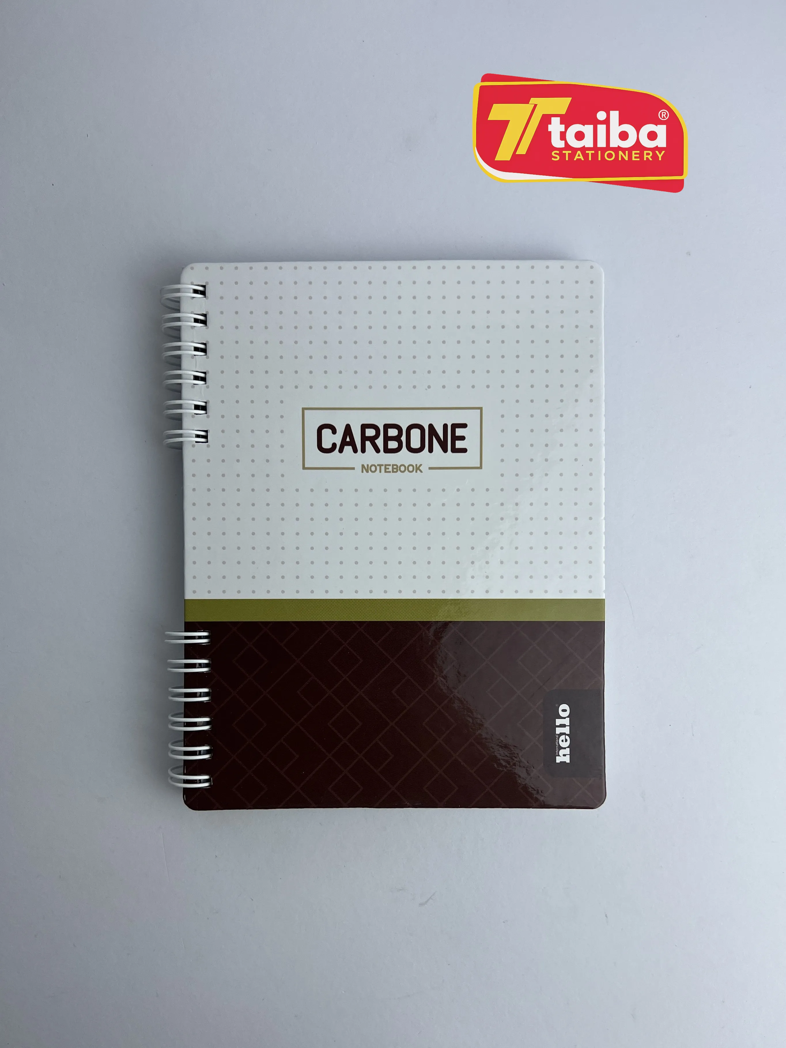 NOOT BOOK CARBONE A6 SPIRAL HELLO HL068