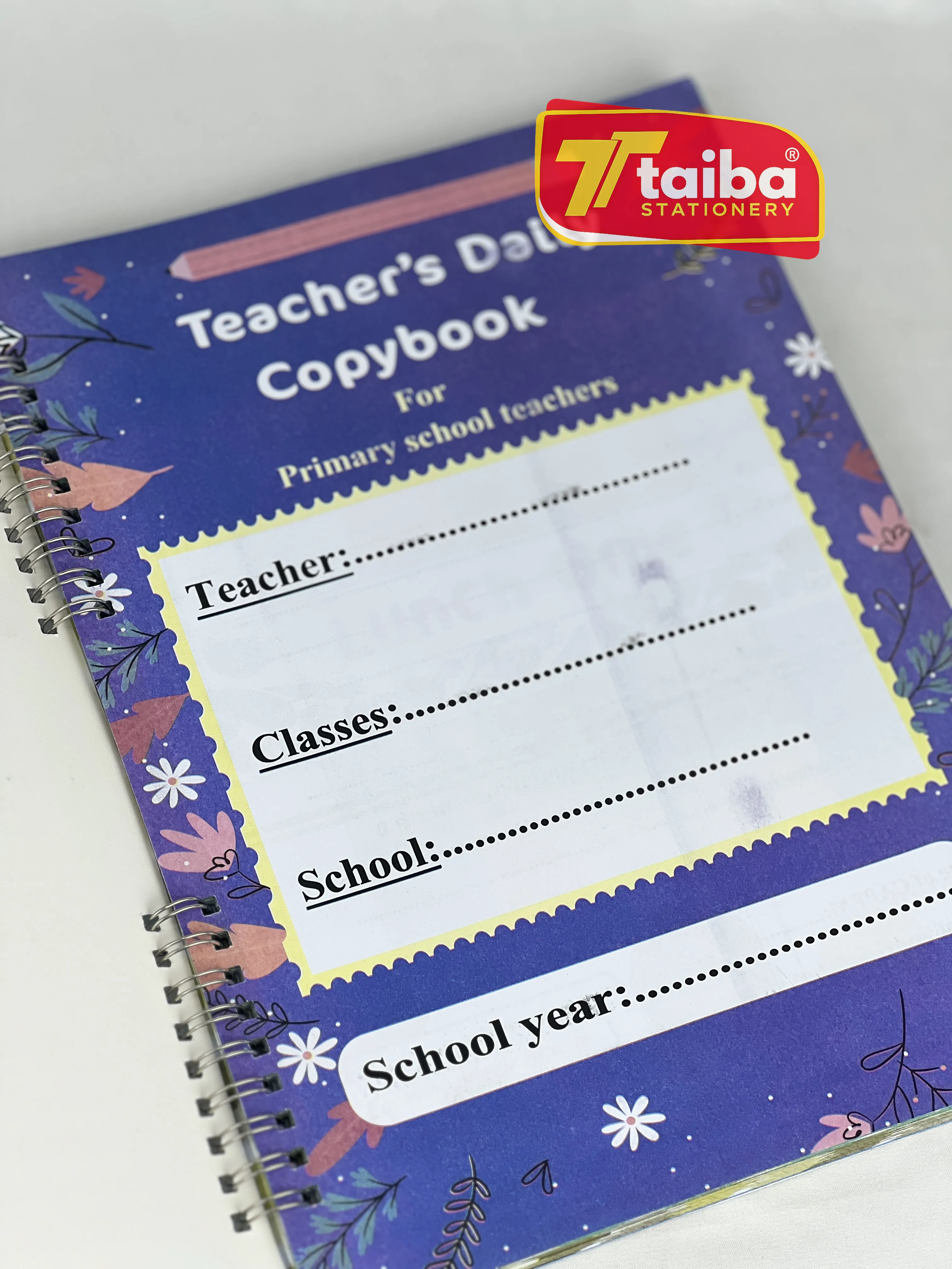 DAILY COPYBOOK FOR TEACHER FOR PRIMARY EDUCATION SPIRAL
