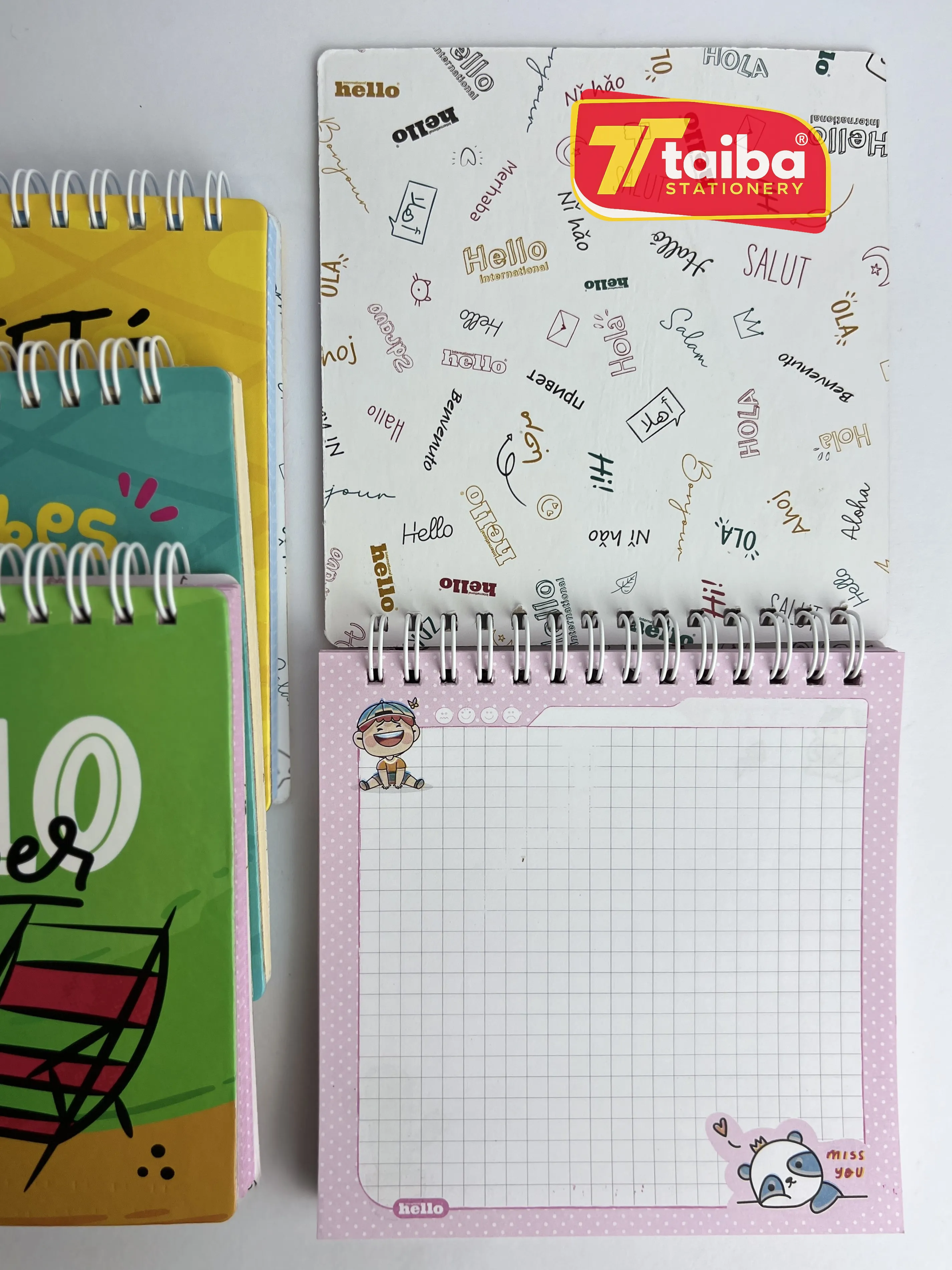 NOTE BOOK A6 SPIRAL HELLO HL056