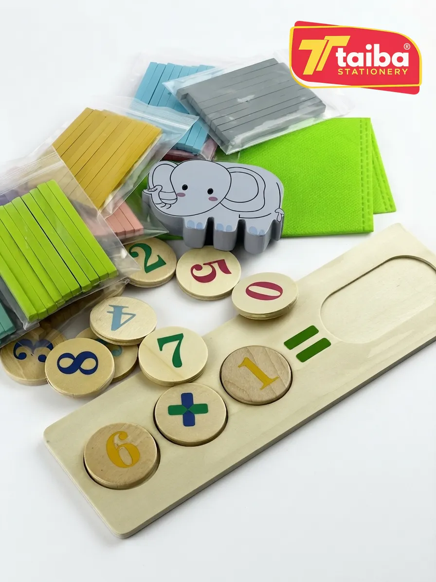 JEUX EDUCATIF EN BOIS MULTIFONCTION PL-8037
