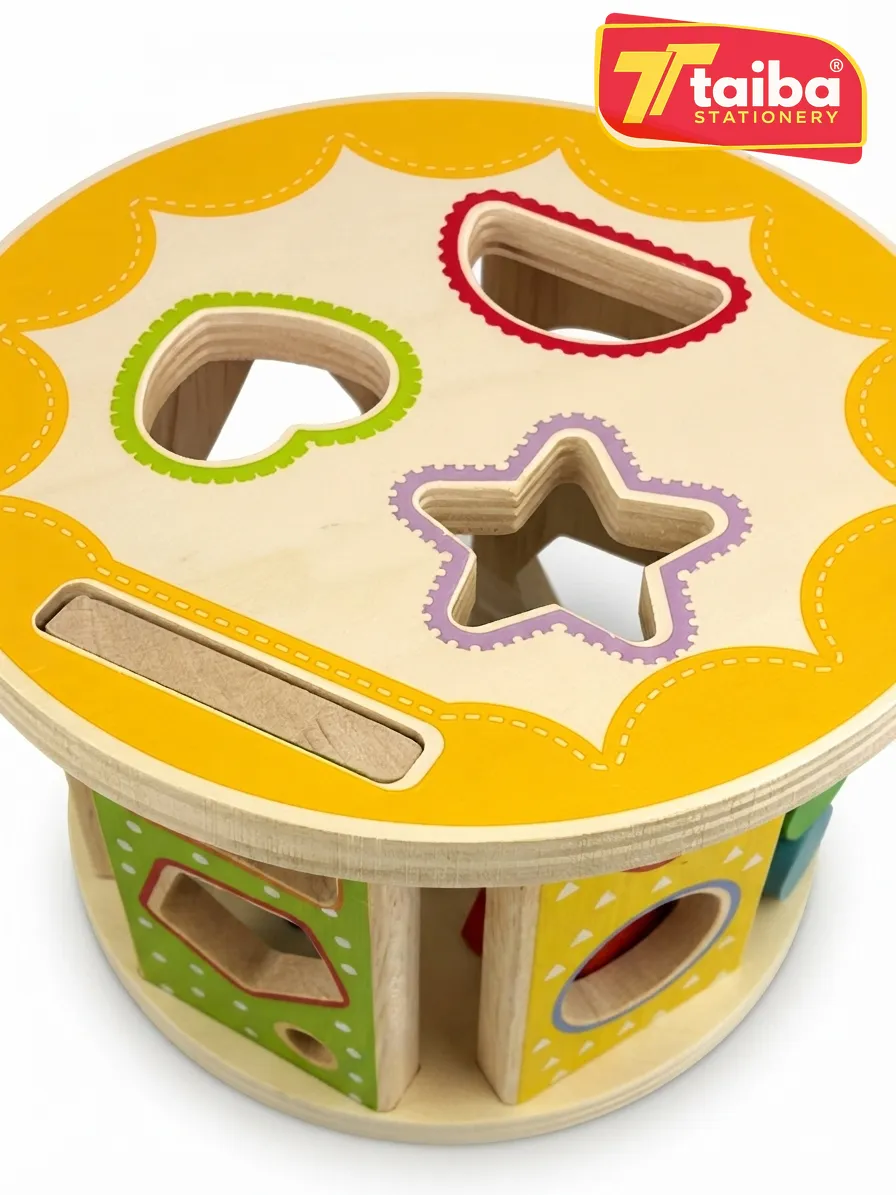 JEUX EDUCATIF EN BOIS ROND MULTIFONCTION MWZ-5062 PL-8051