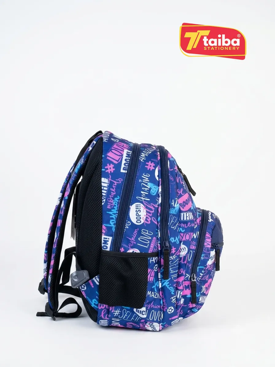 SAC A DOS SCOLAIRE 16.5 6 COMP CRISTAL
