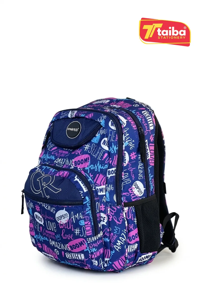 SAC A DOS SCOLAIRE 16.5 6 COMP CRISTAL
