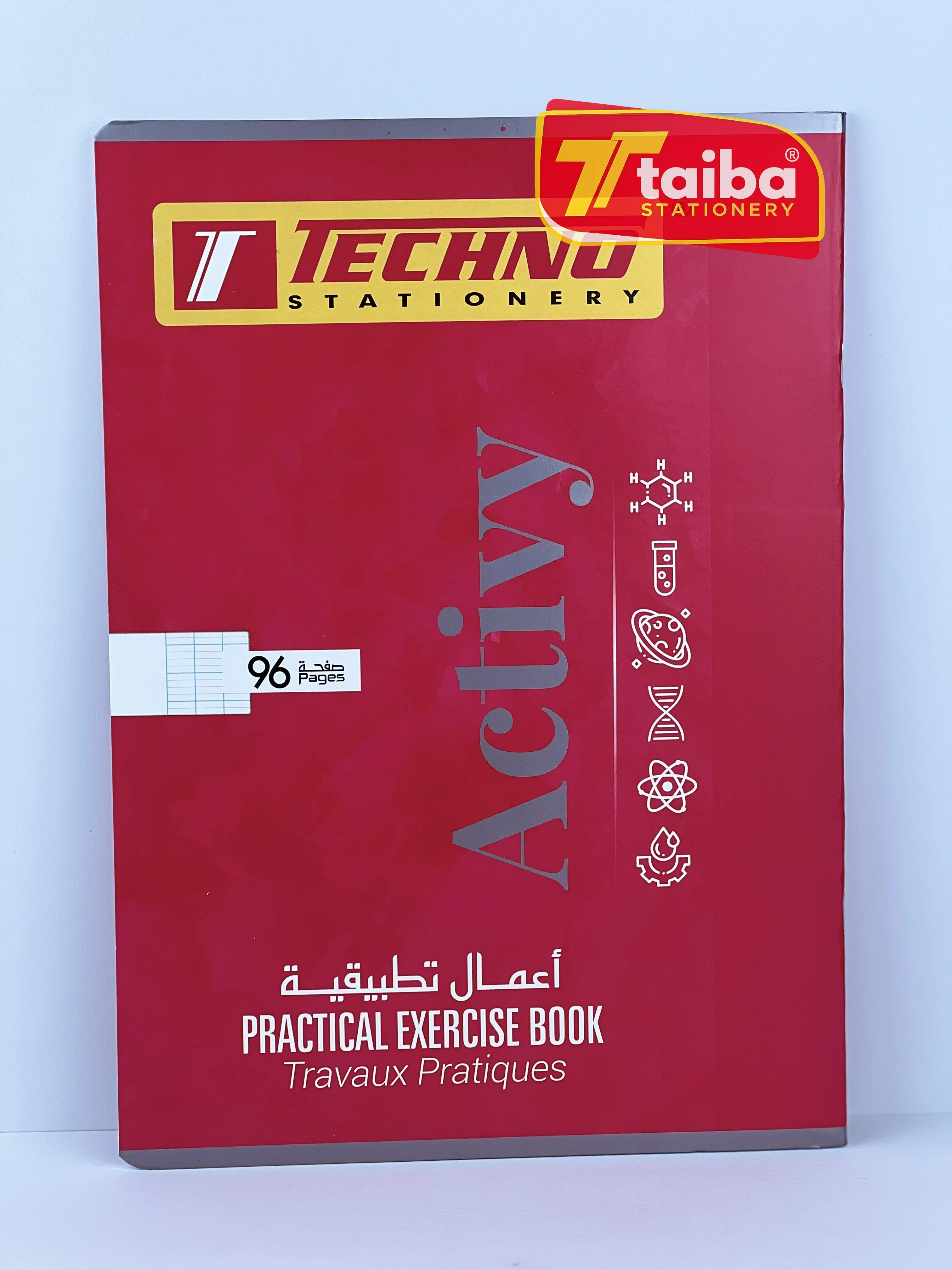 CAHIER PIQUE TP 96P 21*29.7CM SEYES 70G TCHNO-9815-00