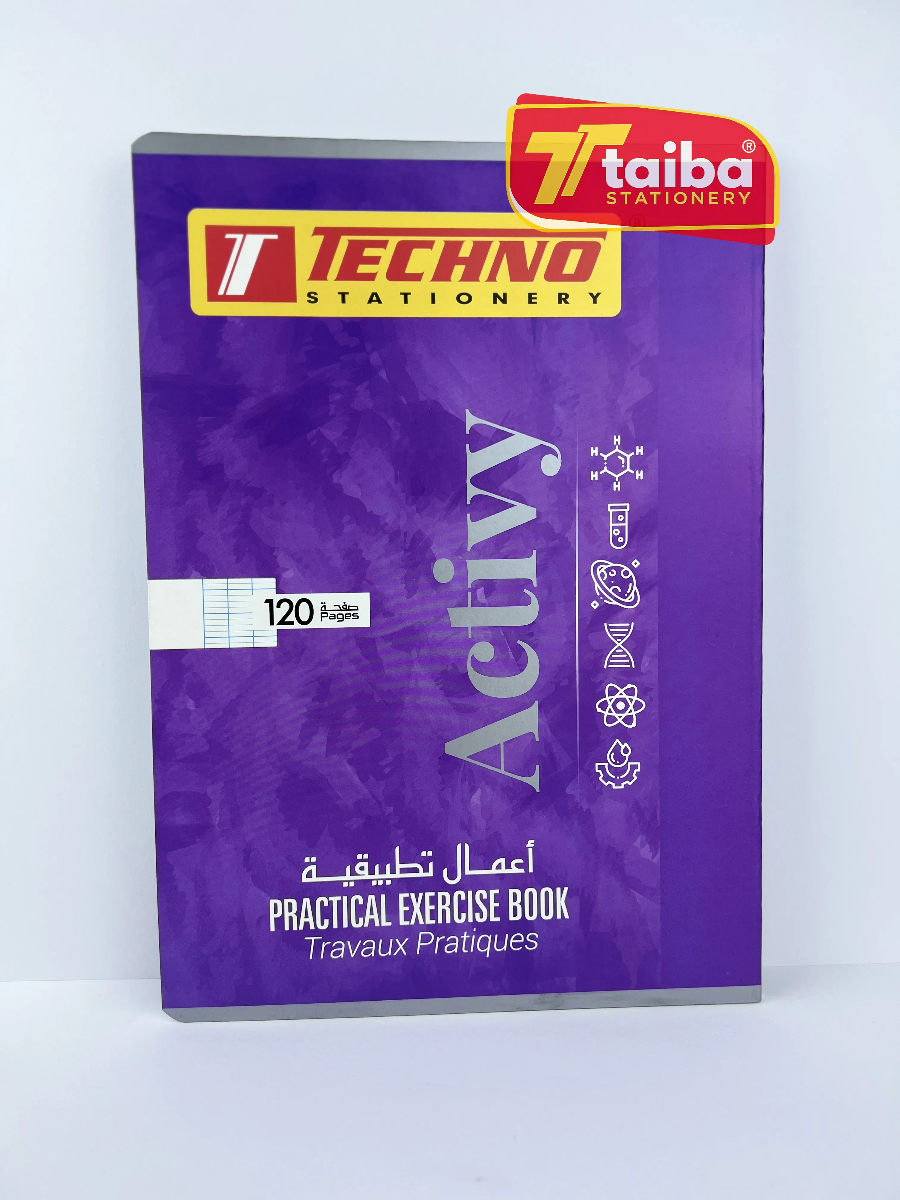 CAHIER PIQUE TP 120P 21*29.7 CM SEYES 70G TECHNO 70787