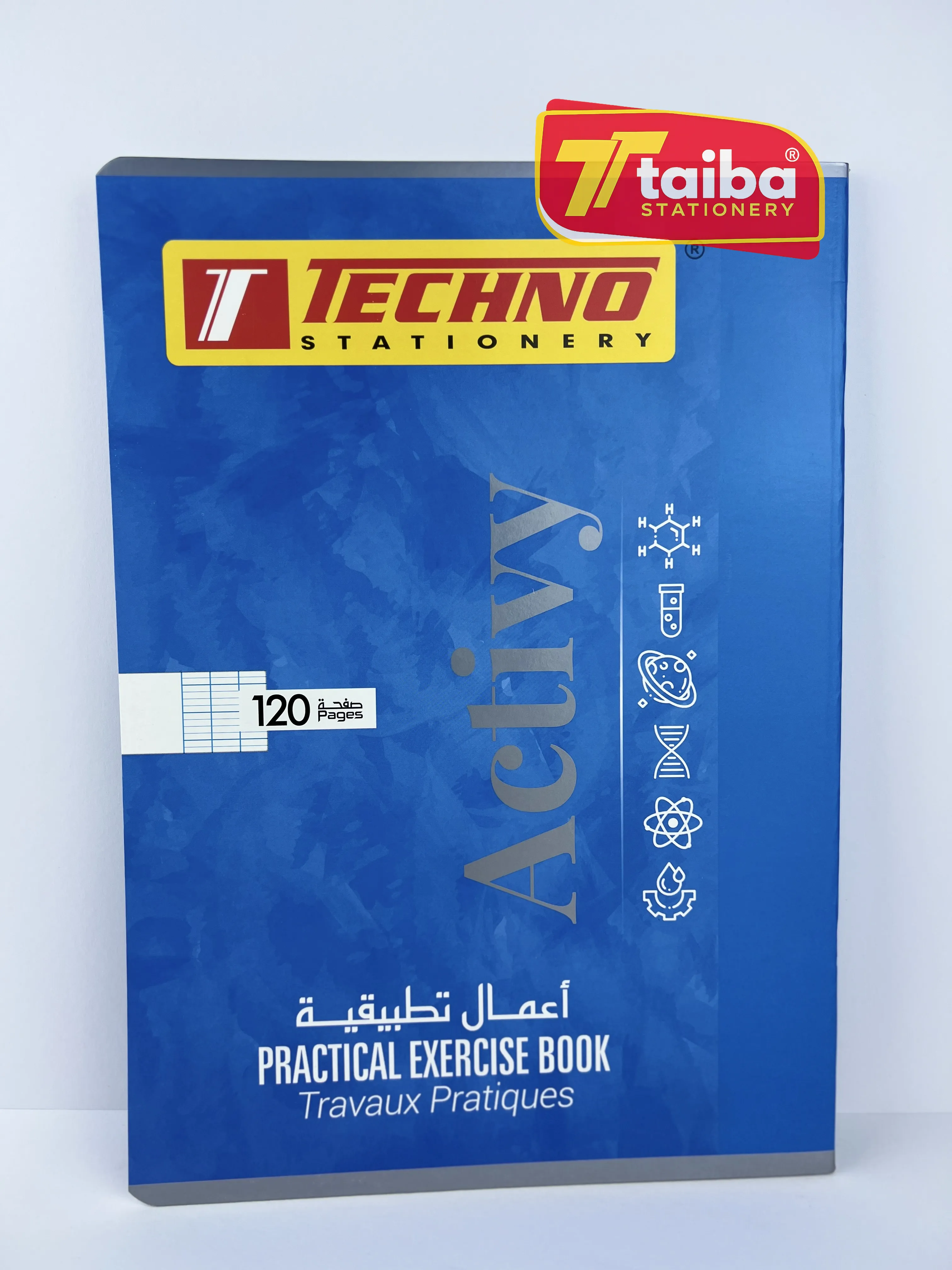 CAHIER PIQUE TP 120P 21*29.7 CM SEYES 70G TECHNO 70787