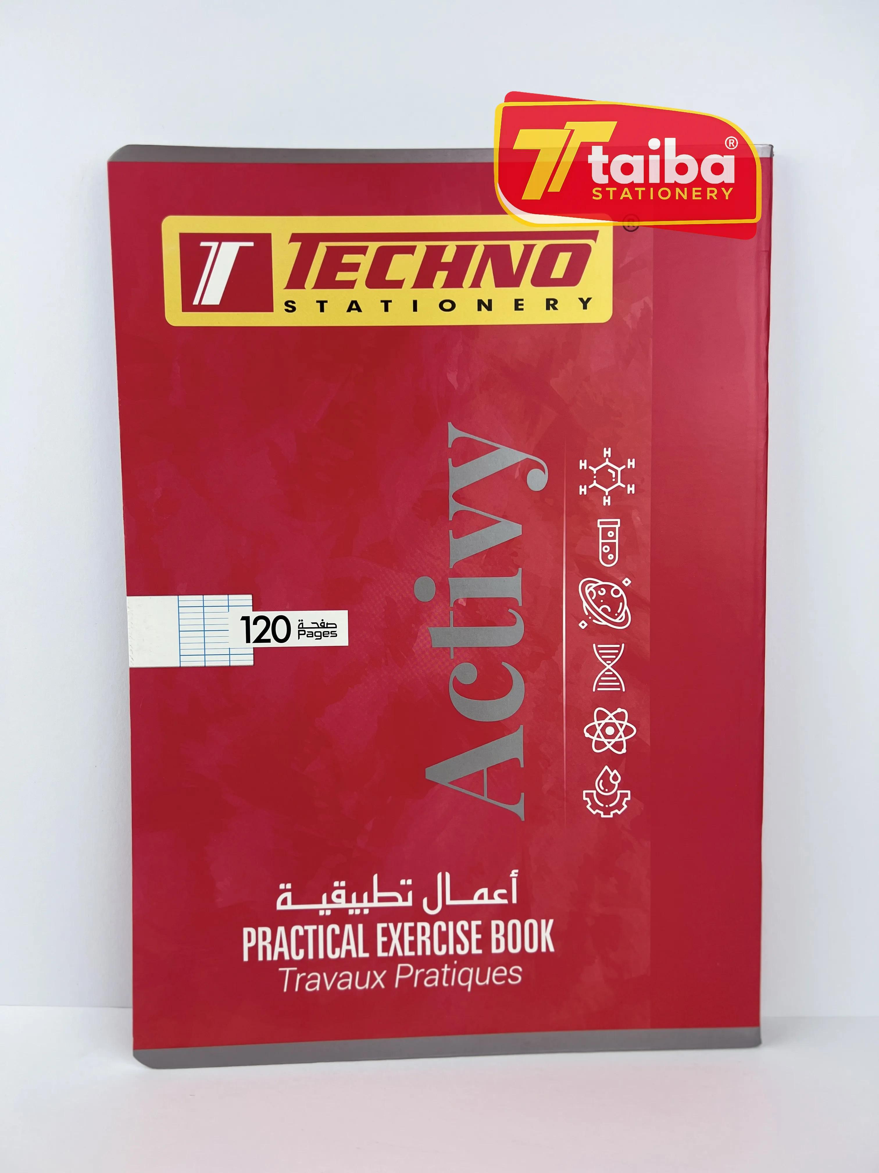 CAHIER PIQUE TP 120P 21*29.7 CM SEYES 70G TECHNO 70787