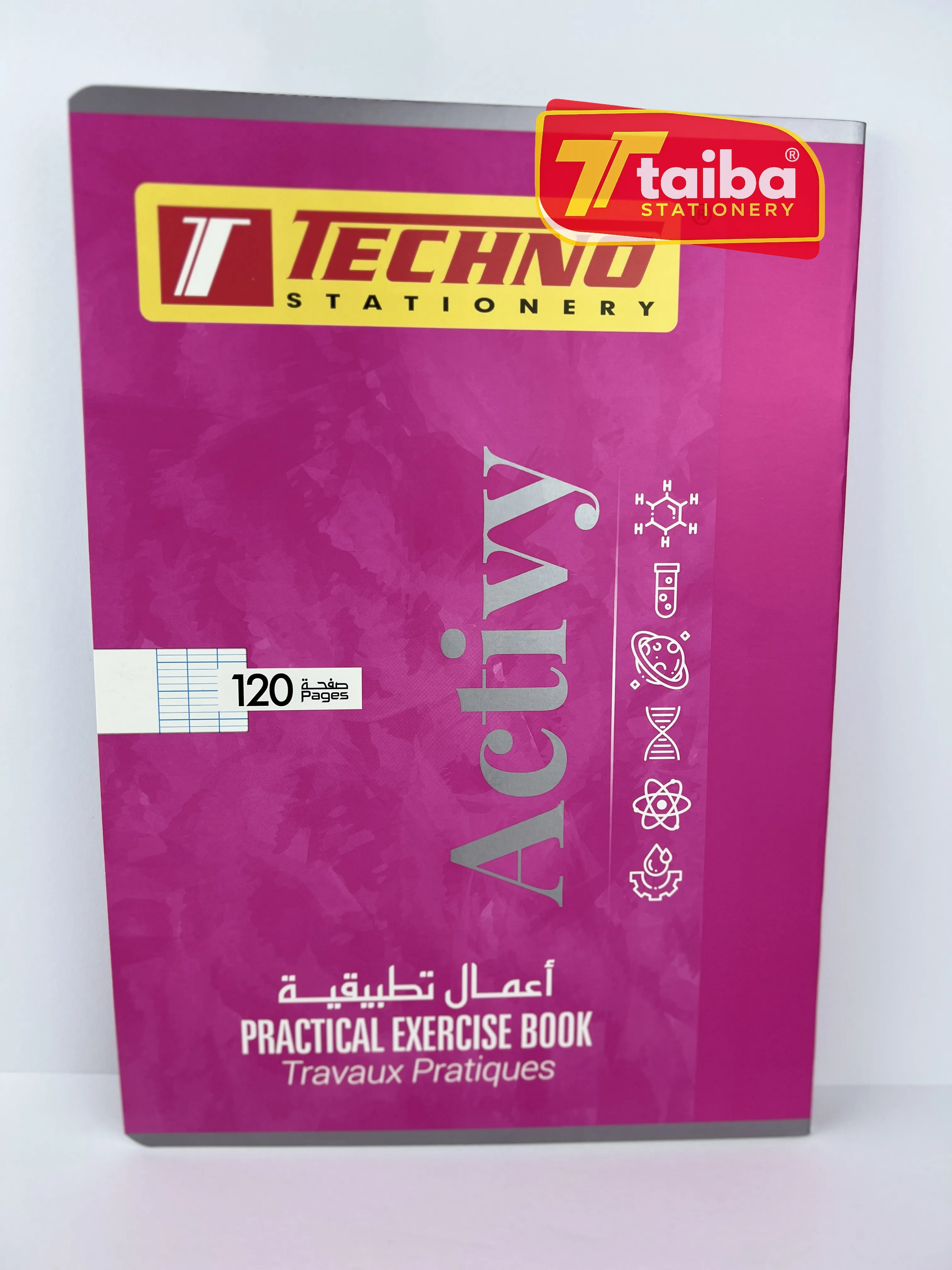 CAHIER PIQUE TP 120P 21*29.7 CM SEYES 70G TECHNO 70787