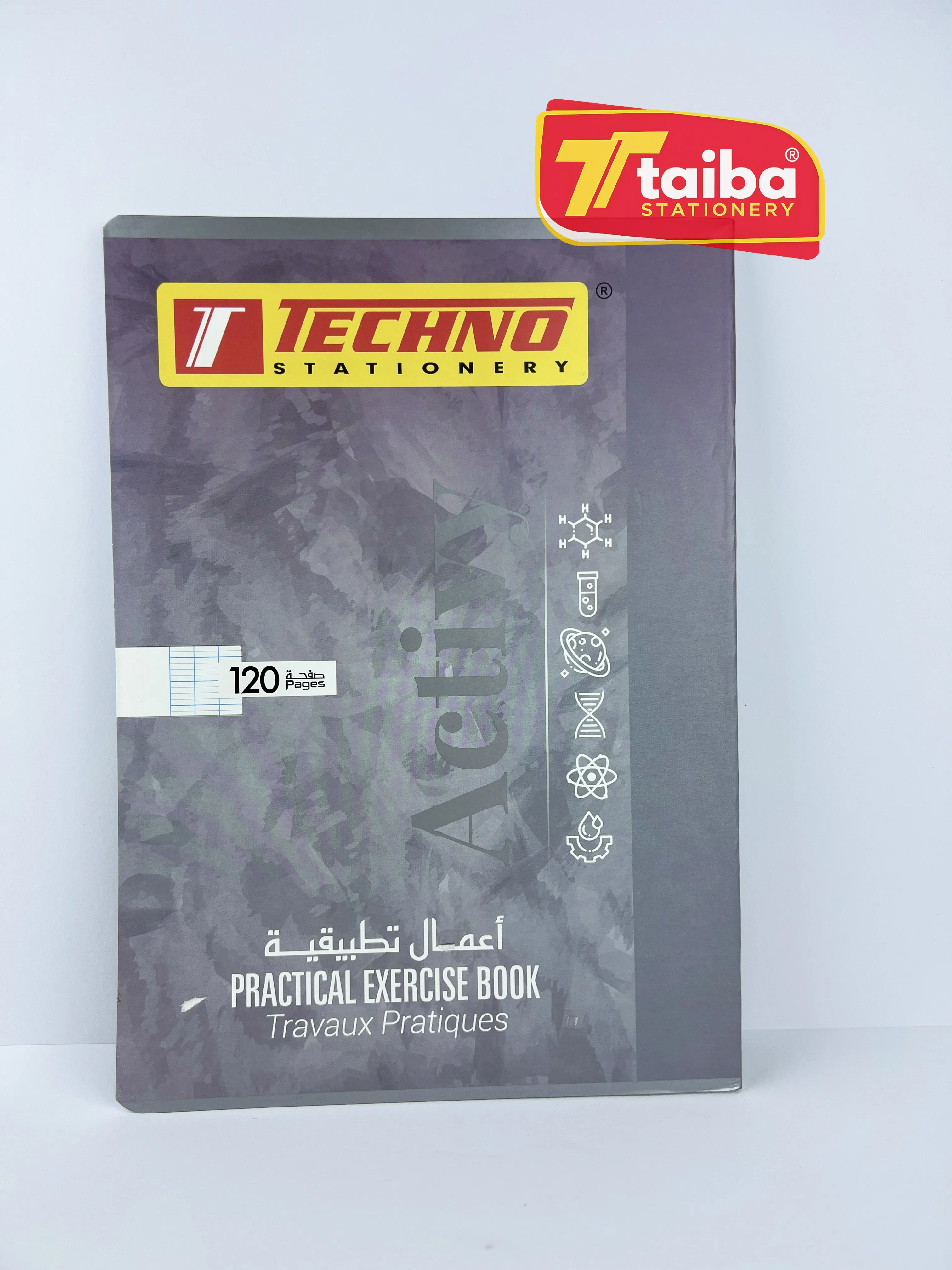 CAHIER PIQUE TP 120P 21*29.7 CM SEYES 70G TECHNO 70787
