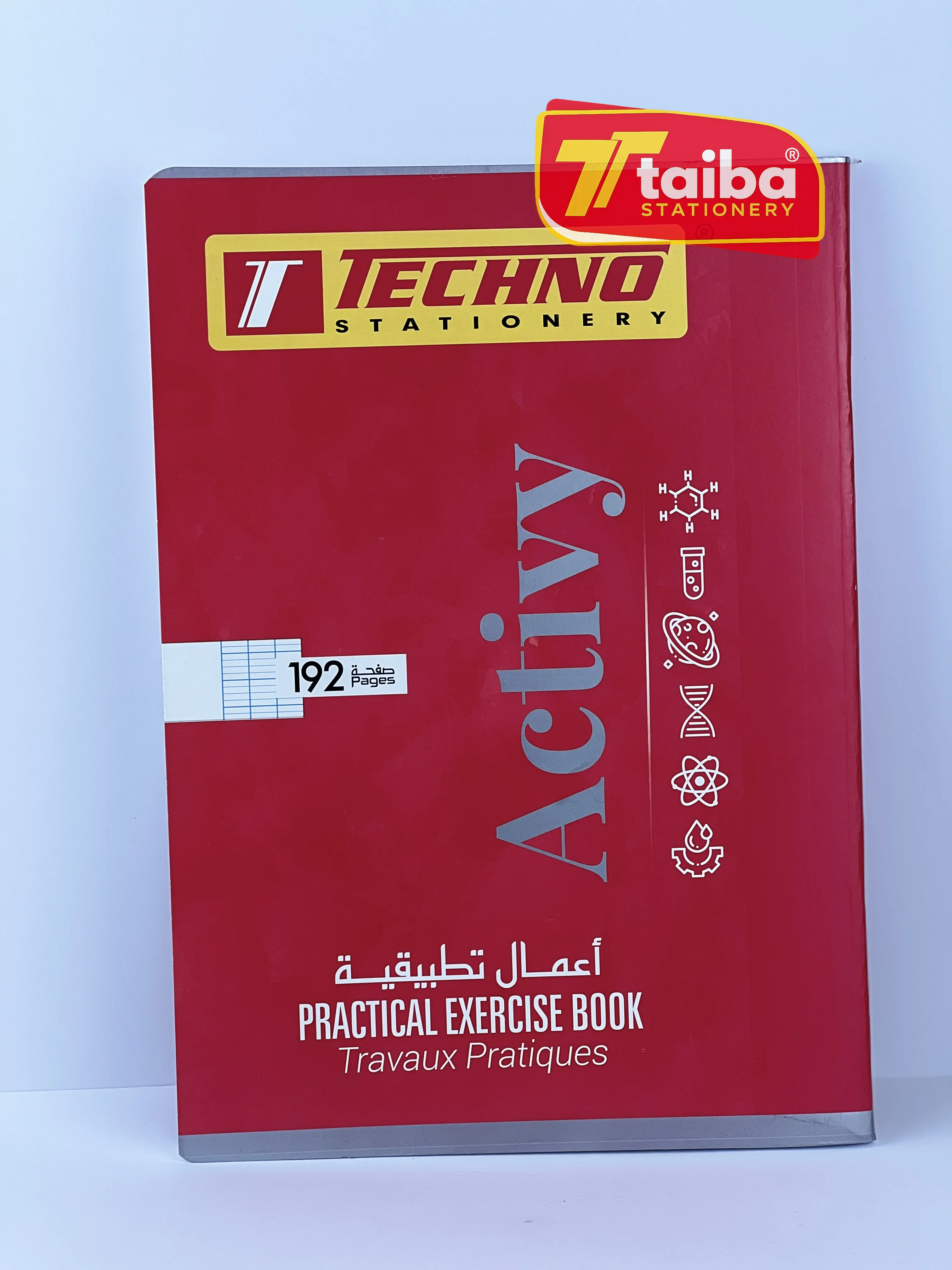 CAHIER PIQUE TP 192P 21*29.7 CM SEYES 70G TECHNO 71548