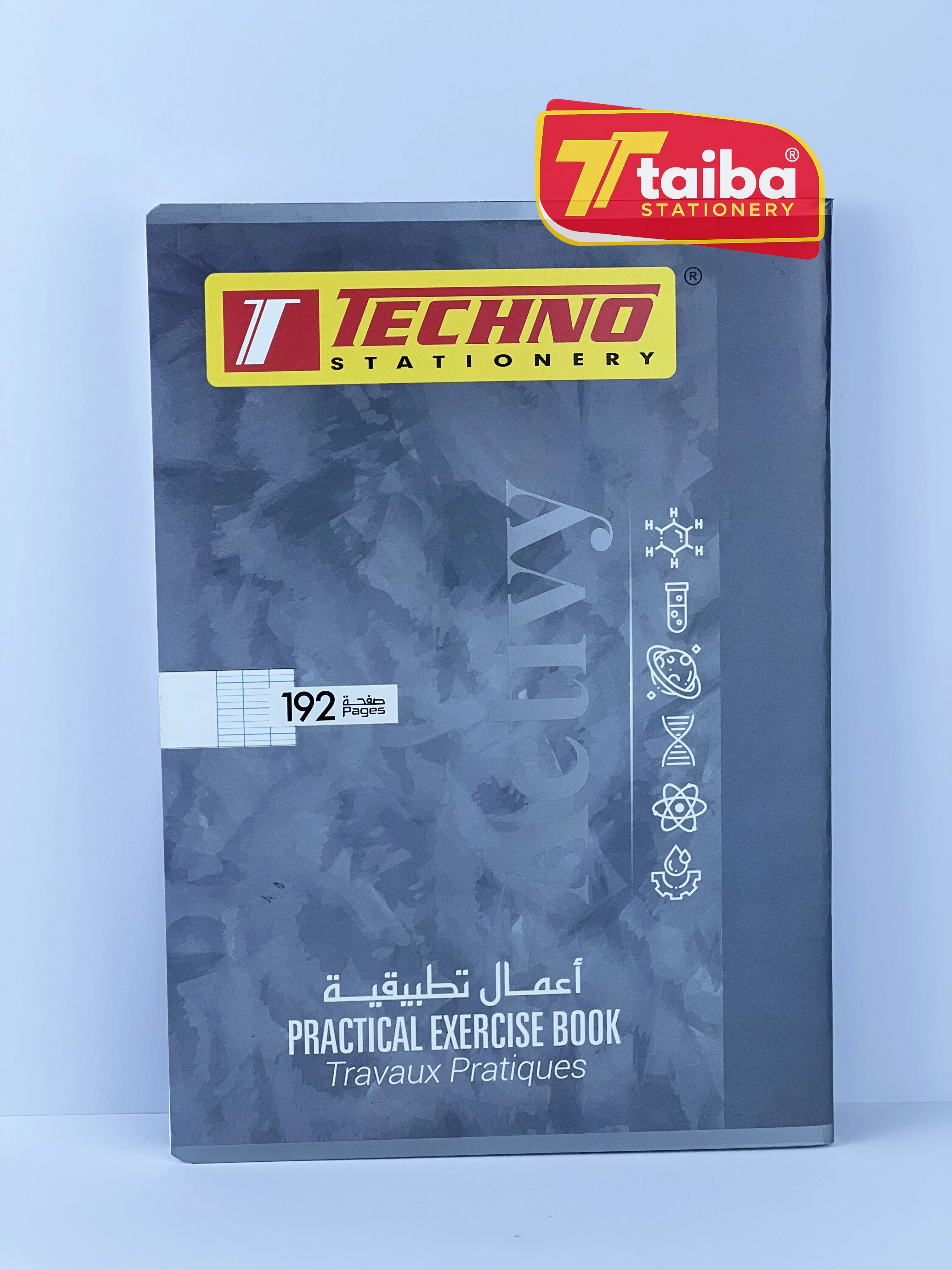 CAHIER PIQUE TP 192P 21*29.7 CM SEYES 70G TECHNO 71548