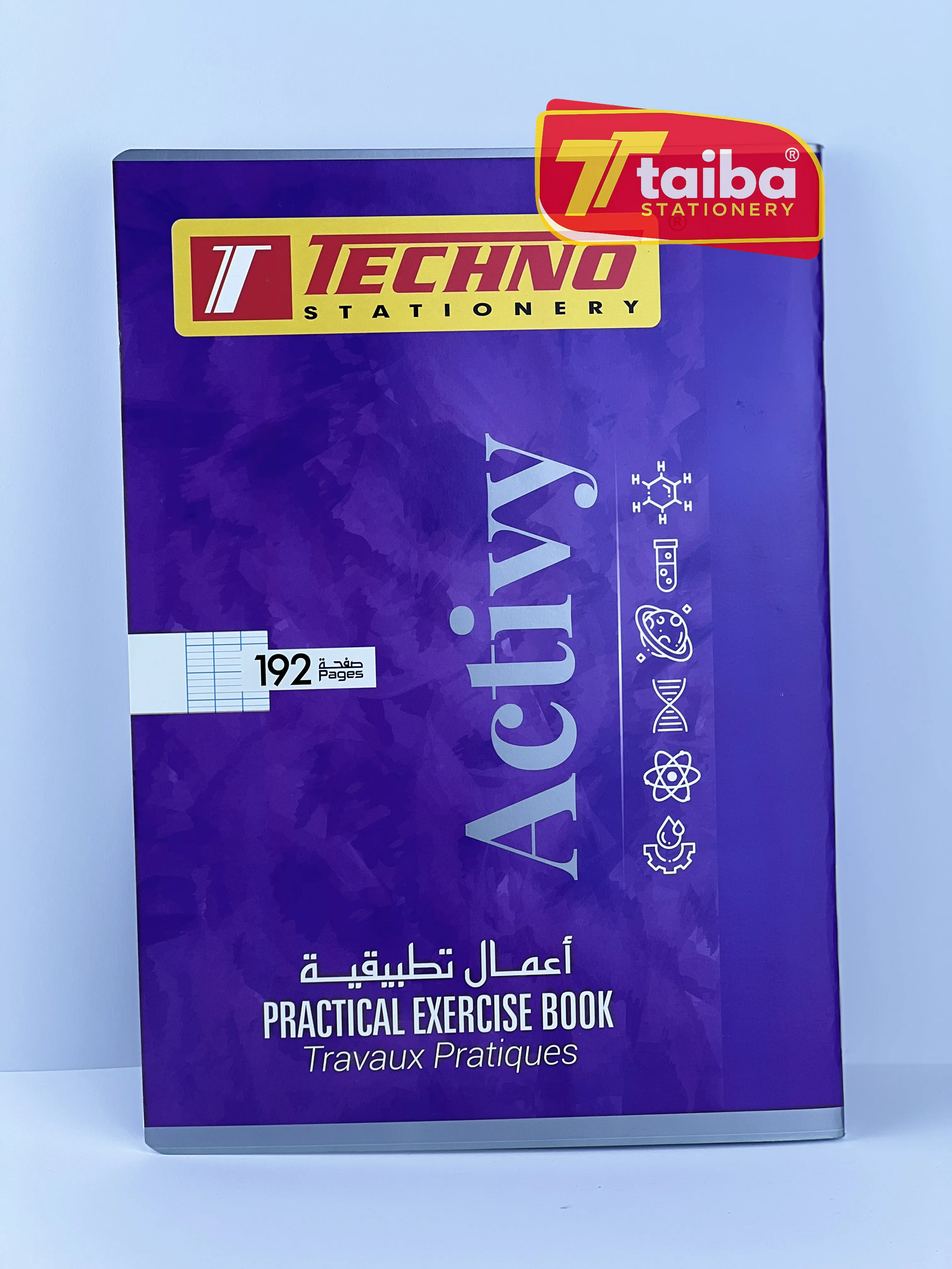 CAHIER PIQUE TP 192P 21*29.7 CM SEYES 70G TECHNO 71548