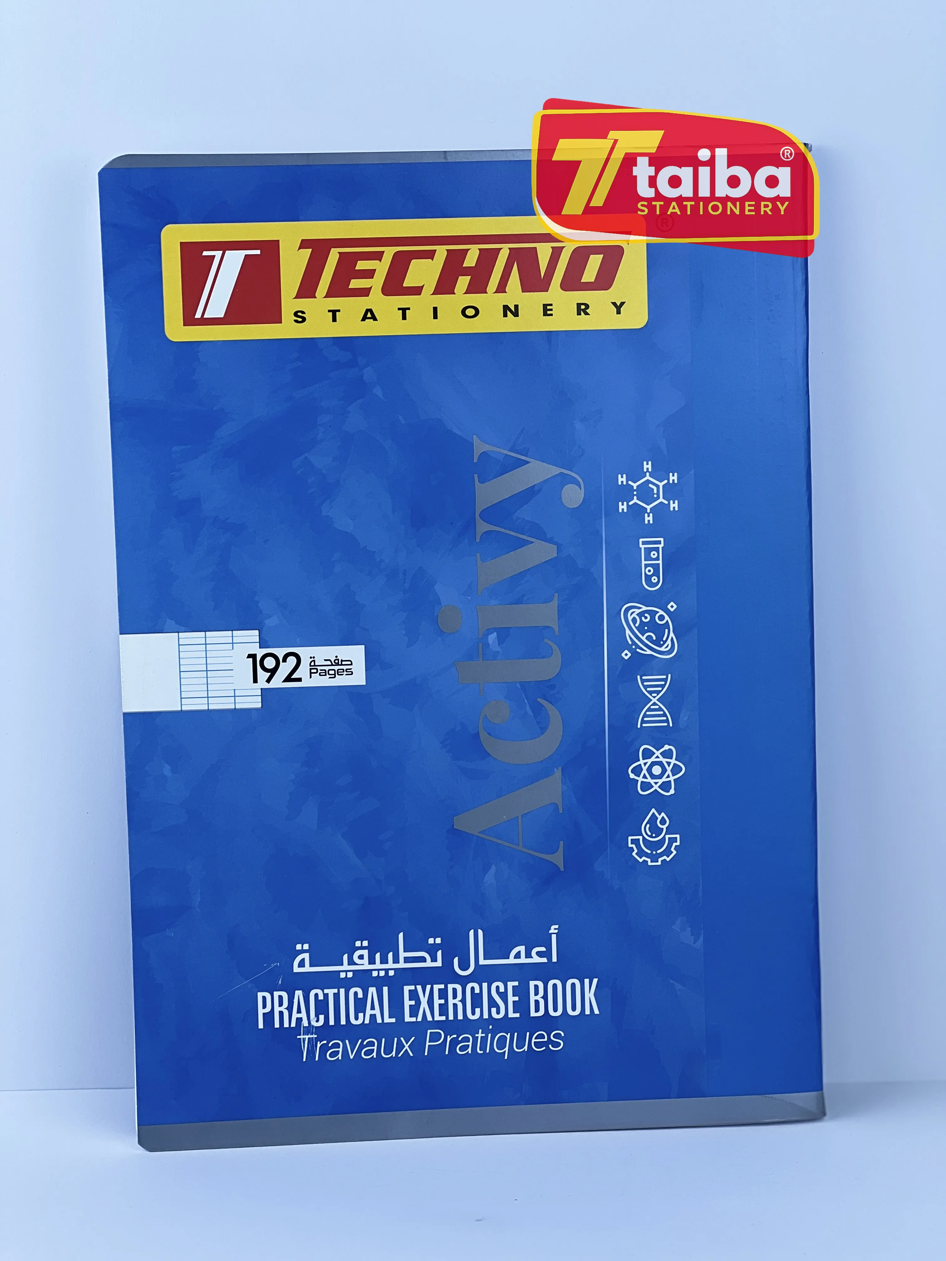 CAHIER PIQUE TP 192P 21*29.7 CM SEYES 70G TECHNO 71548