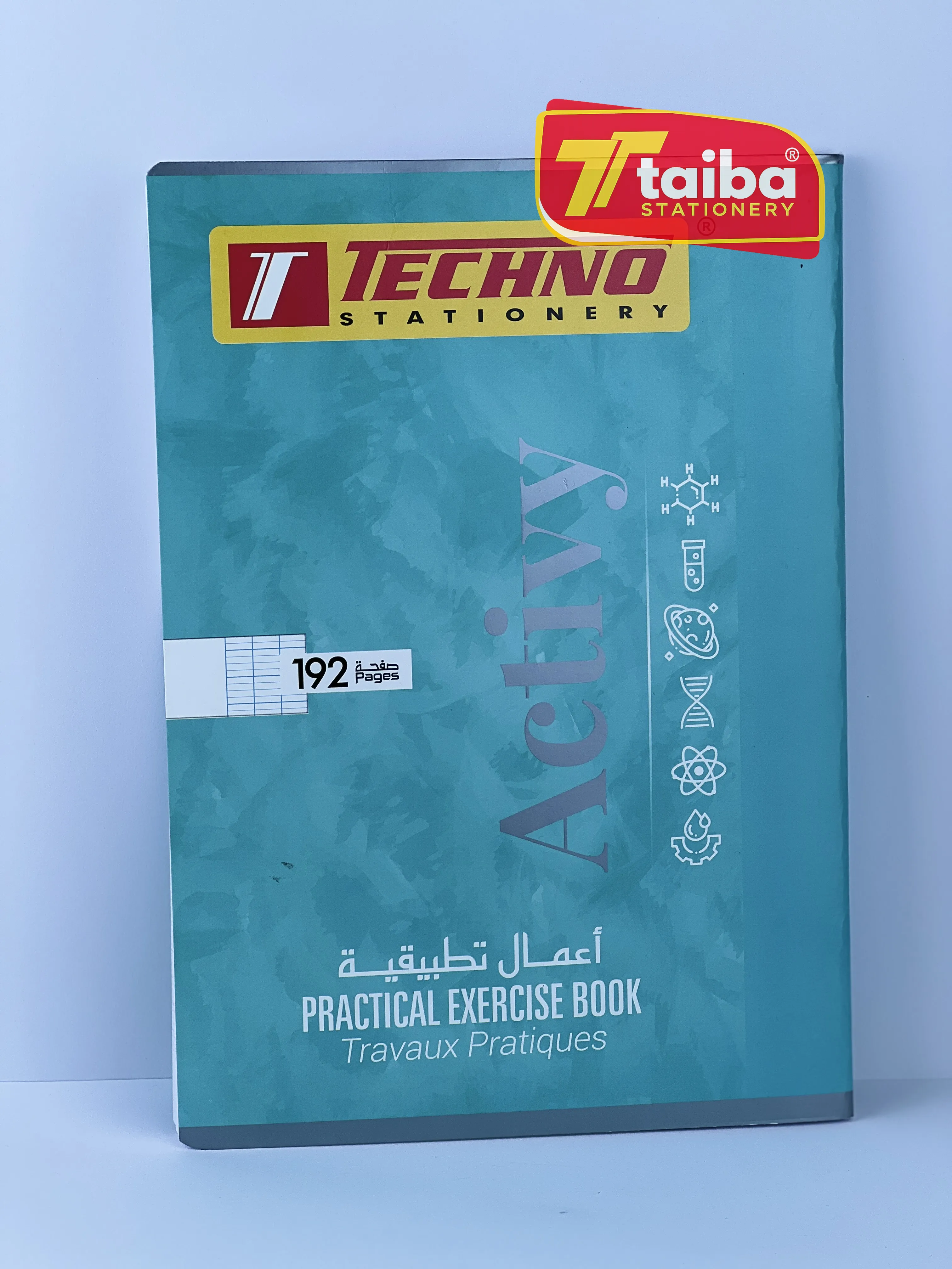 CAHIER PIQUE TP 192P 21*29.7 CM SEYES 70G TECHNO 71548