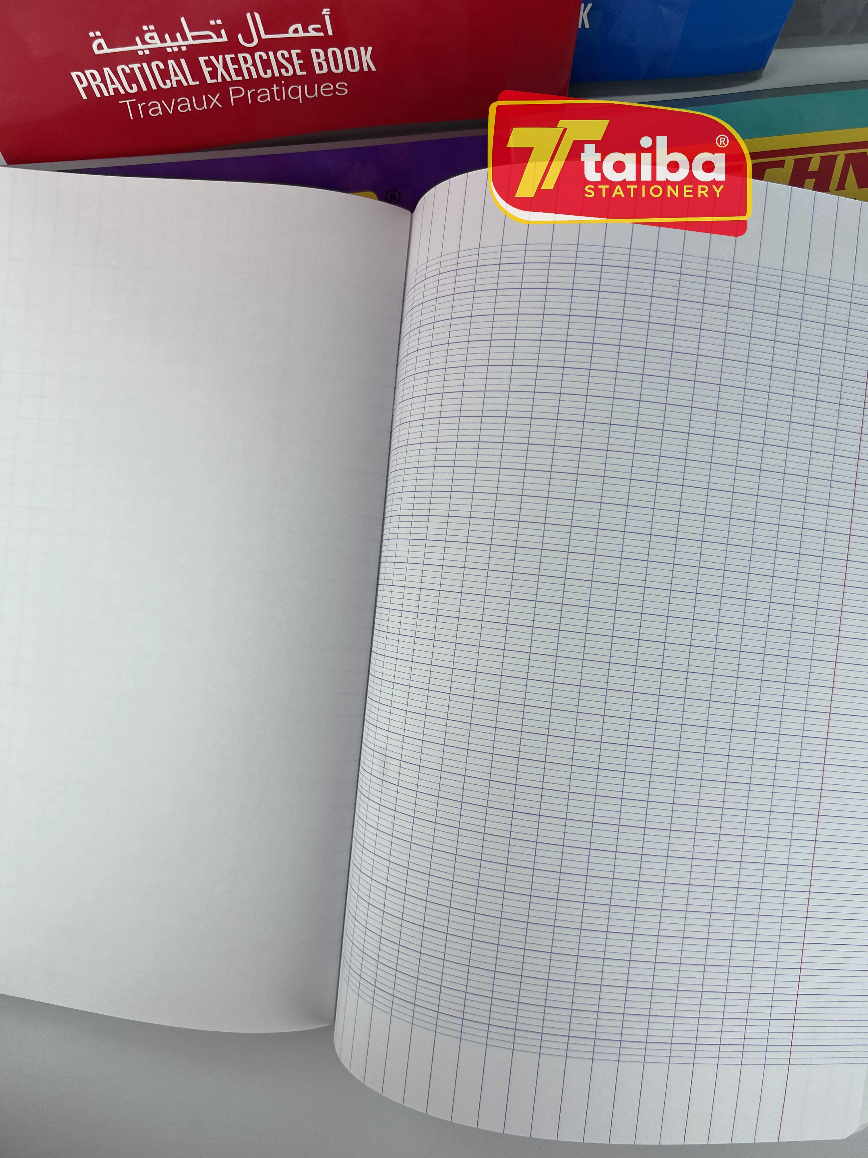 CAHIER PIQUE TP 192P 21*29.7 CM SEYES 70G TECHNO 71548