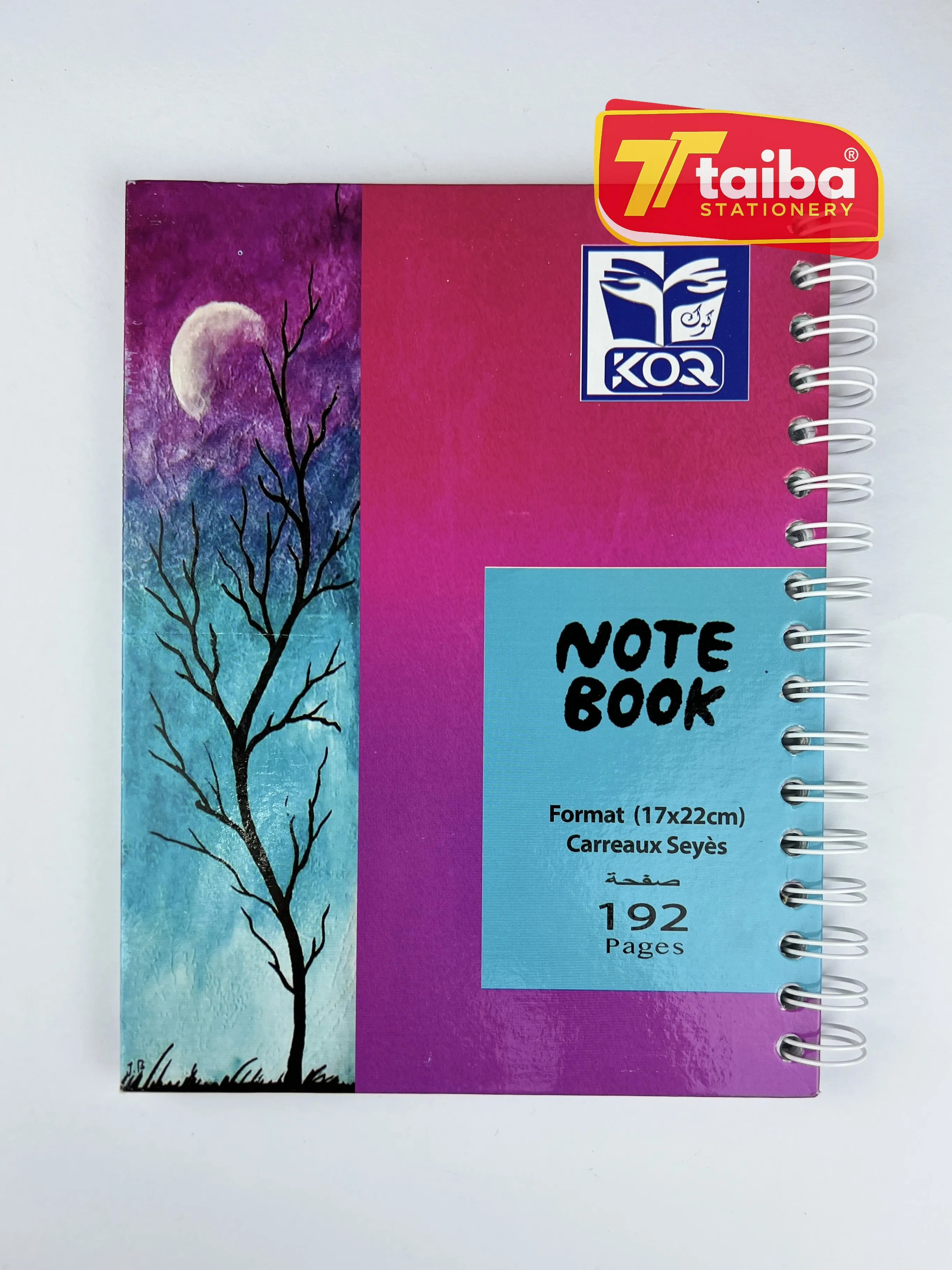 NOTE BOOK SPIRAL 192P PF KOQ CRT 30