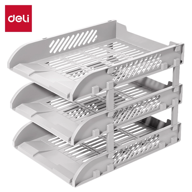 TRIEUR DE DOSSIER EN PLASTIQUE (3POSITIONS) GRAY  RF 9213  DELI