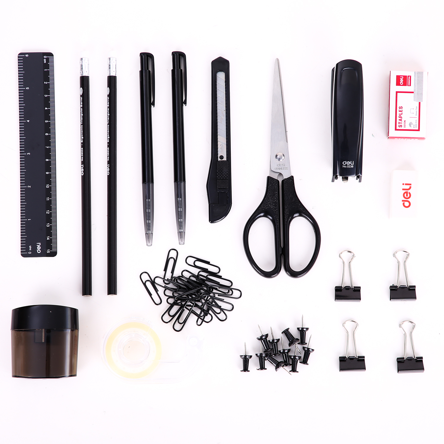 PLUMIER DE BUREAU AVEC ACCESSOIRES 17 PCS 38251A DELI