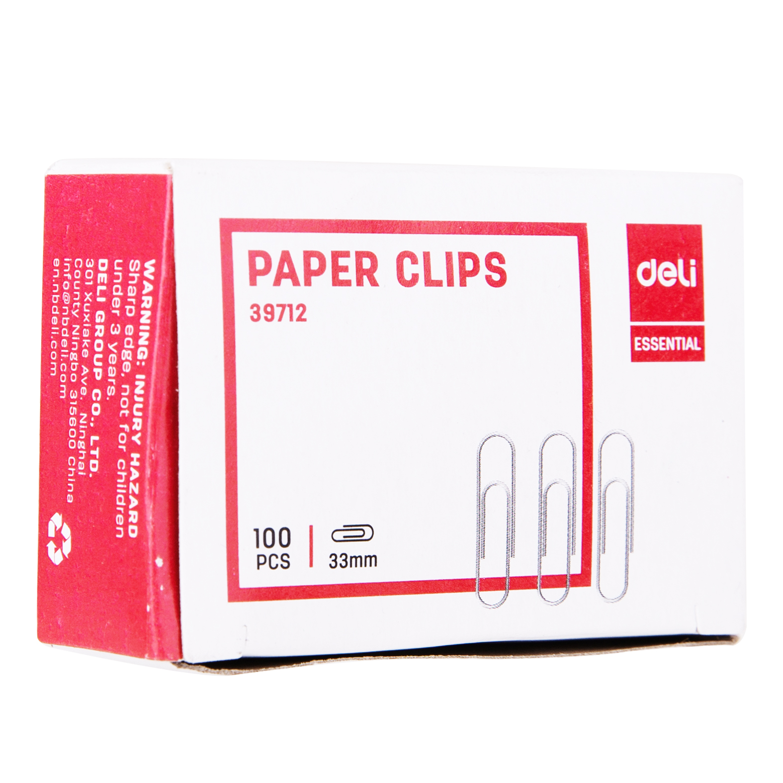 BOITE TROMBONNE (100PCS) 33mmRF 39713 DELI