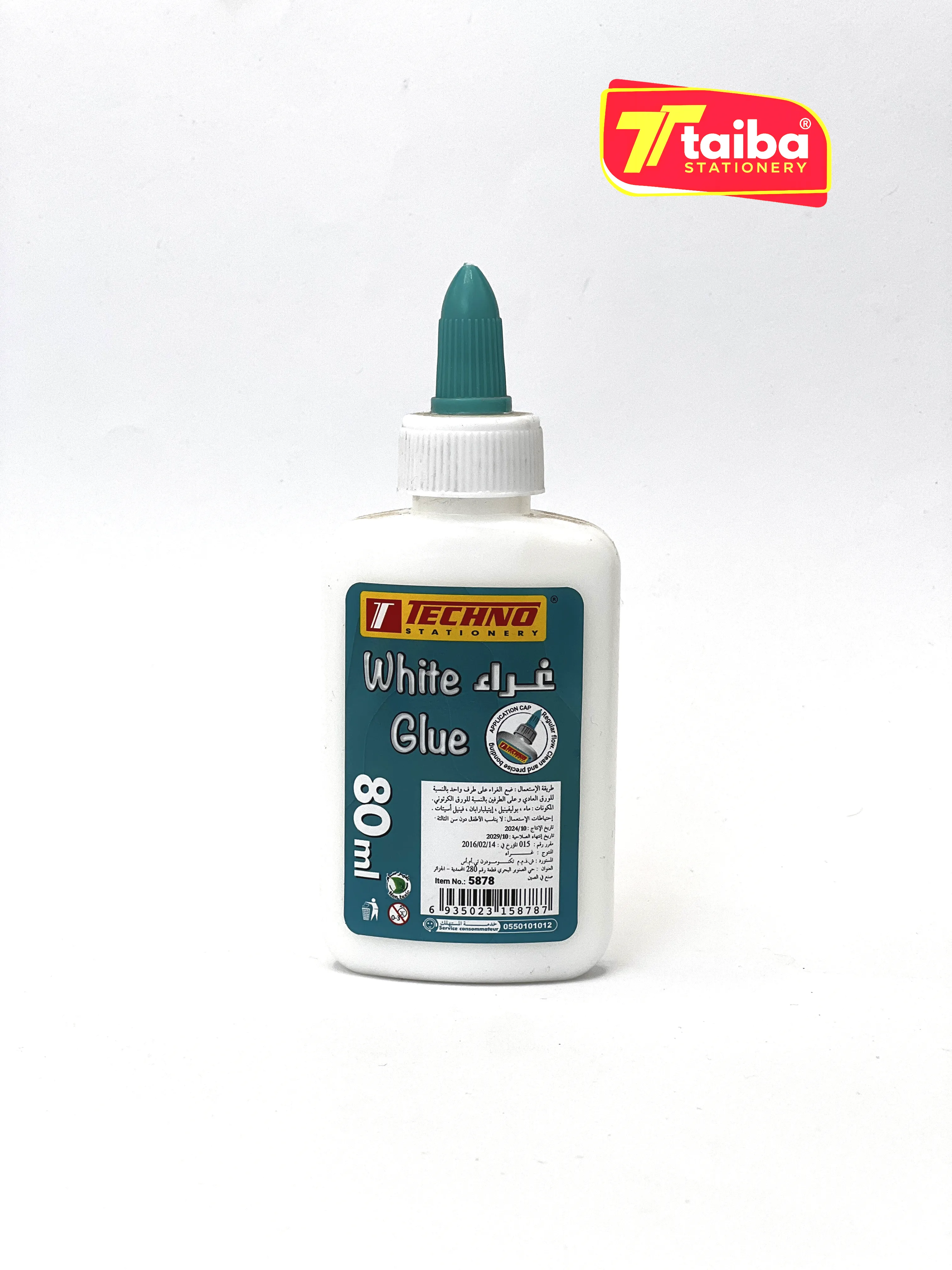COLLE BLANCHE A BOUCHON APPLICATEUR 80 ML TCHNO 5878