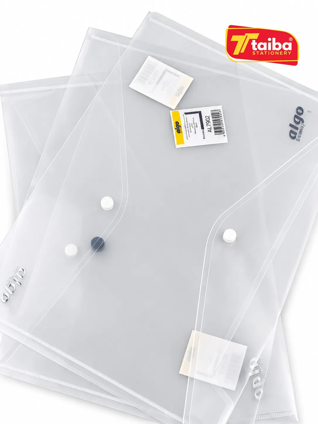 POCHETTE DOCUMENTS PLASTIQUE TRANSLUCIDE A4 AL 7902