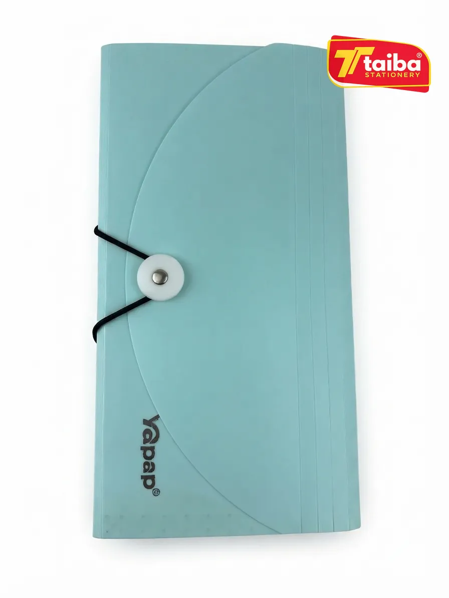 PORTE CHEQUIER PLASTIQUE ELASTIQUE 13 POCHE YA 2098 YAPAP