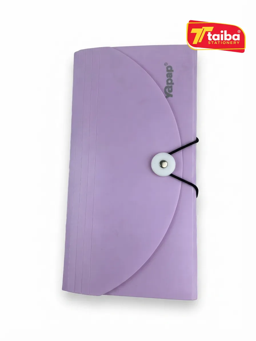 PORTE CHEQUIER PLASTIQUE ELASTIQUE 13 POCHE YA 2098 YAPAP