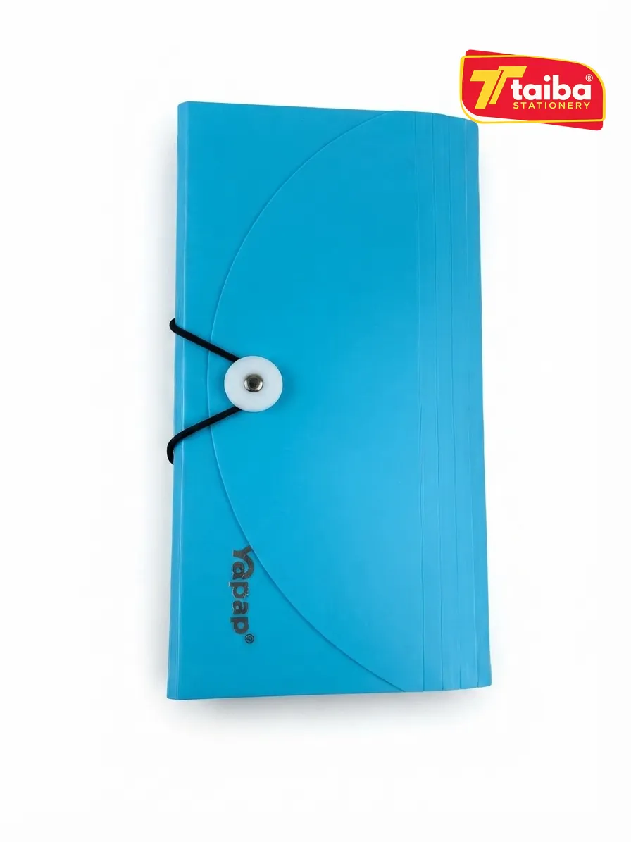 PORTE CHEQUIER PLASTIQUE ELASTIQUE 13 POCHE YA 2098 YAPAP