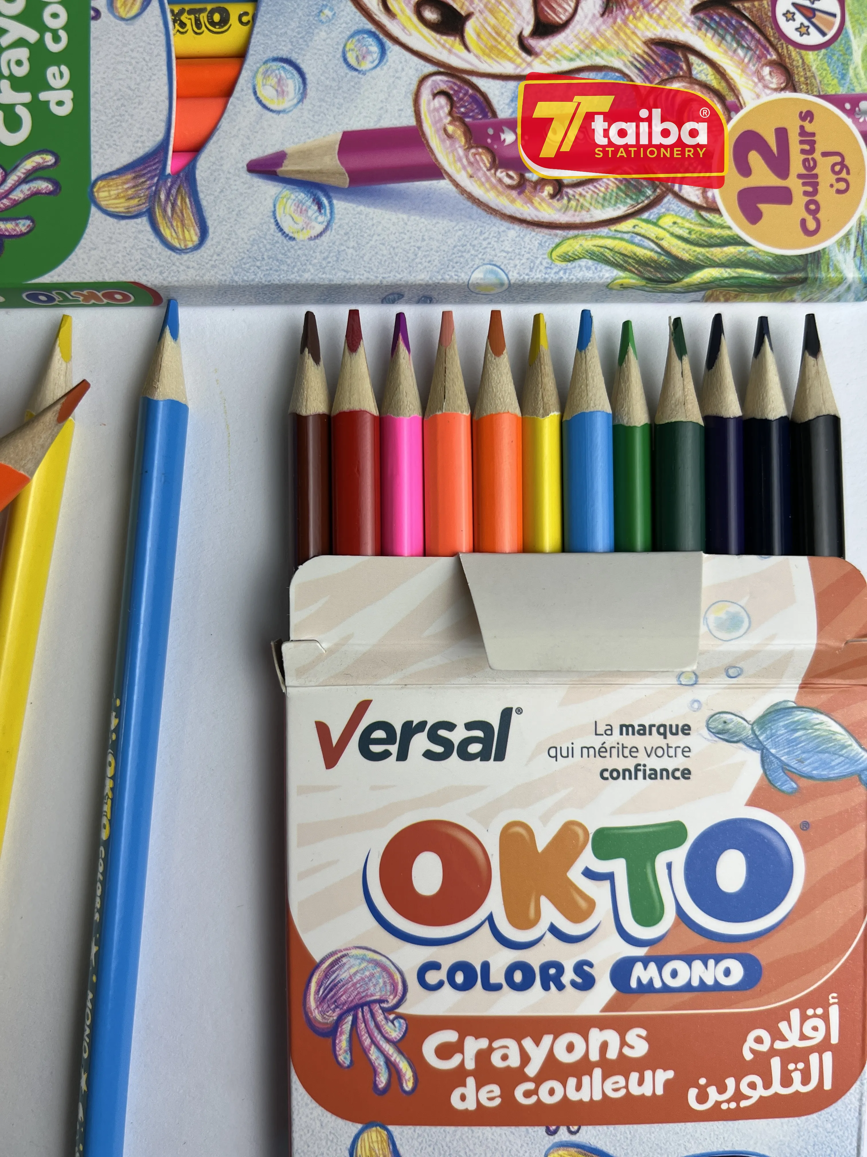 Crayons de couleurs 12 pcs