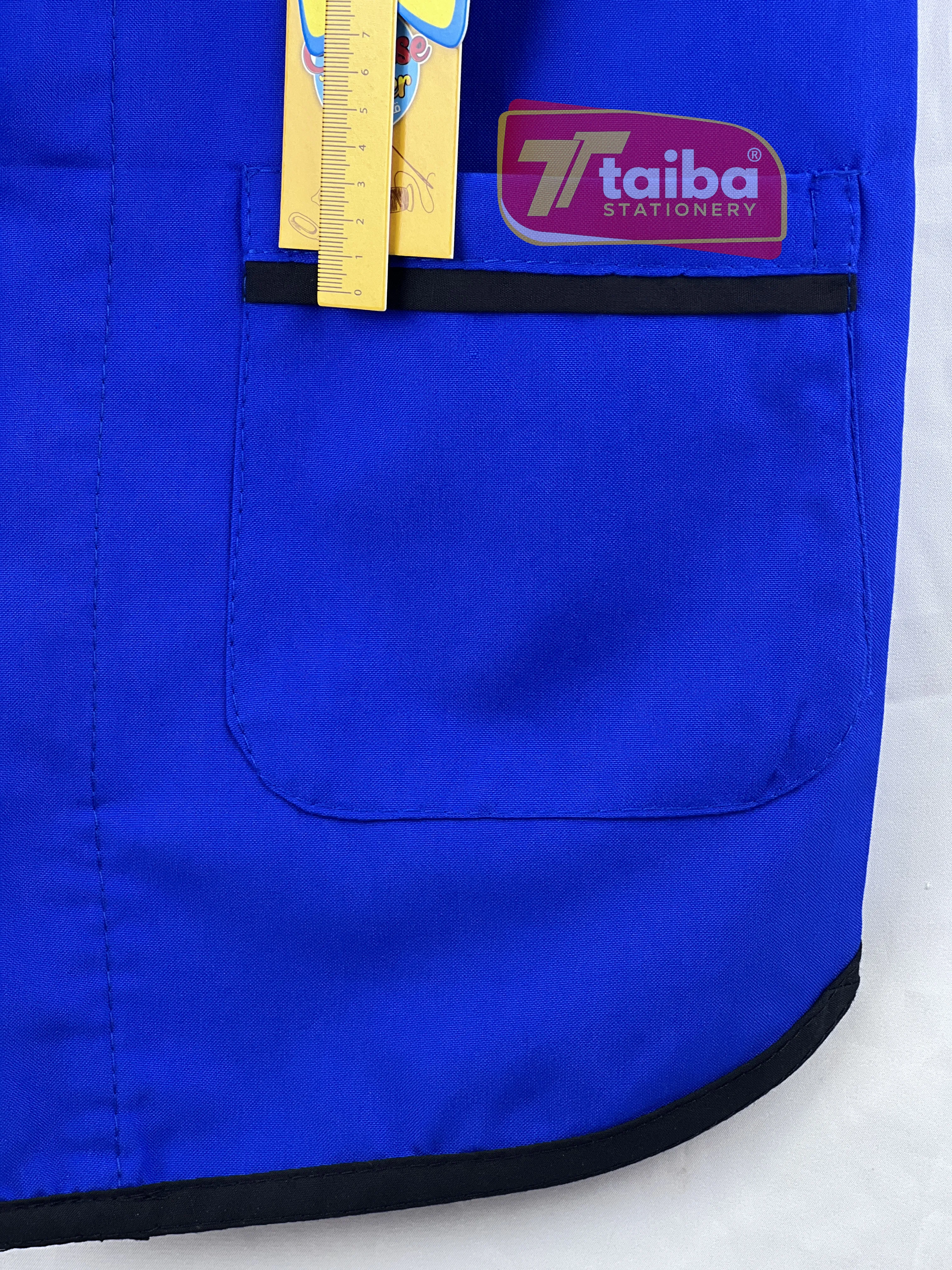 TABLIER BLEU POUR GARCON PRESCOLAIRE 4-5-6 ANS BL067
