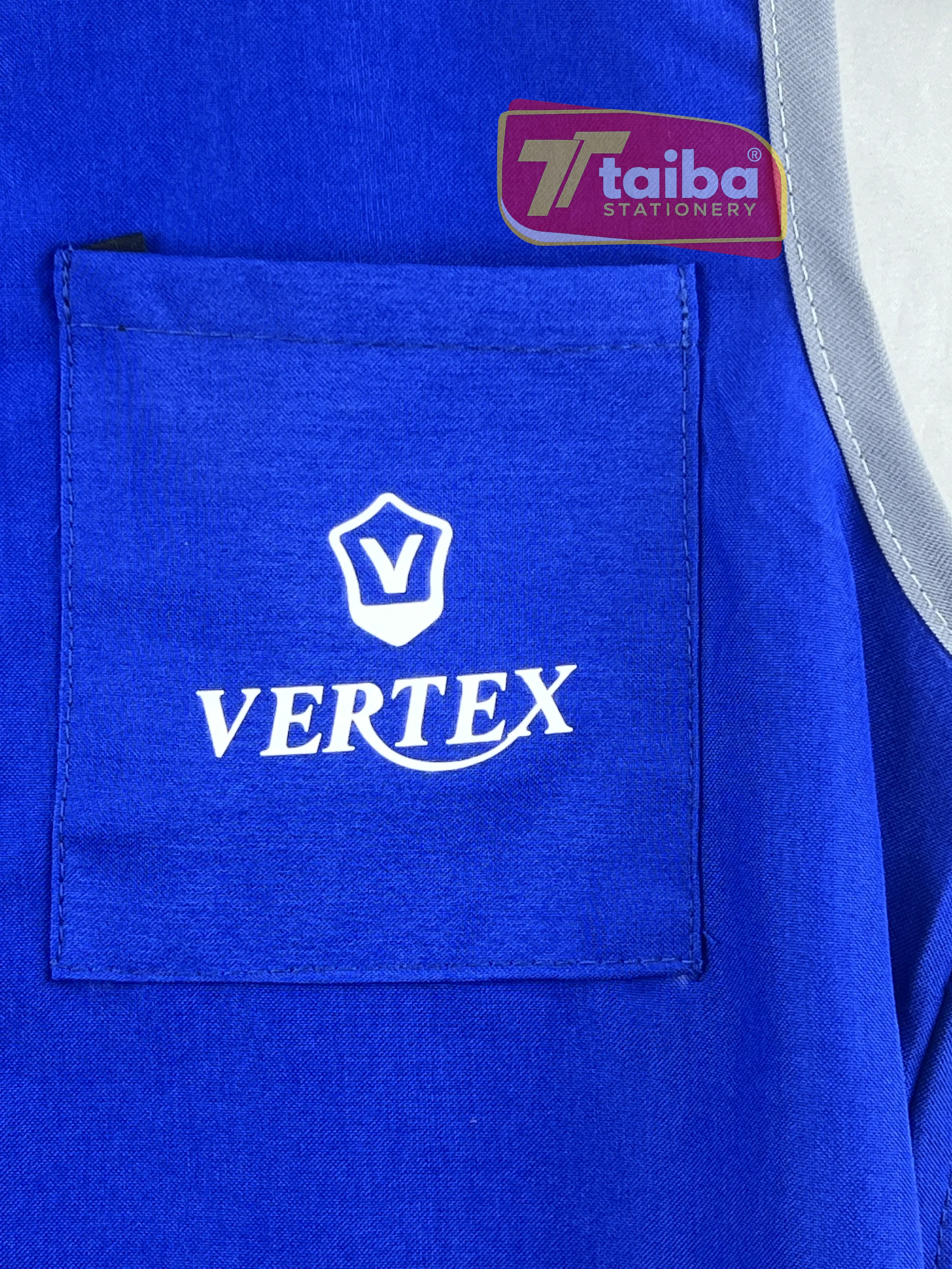 TABLIER BLEU POUR GARCON PRESCOLAIRE 4-5-6 ANS BL068