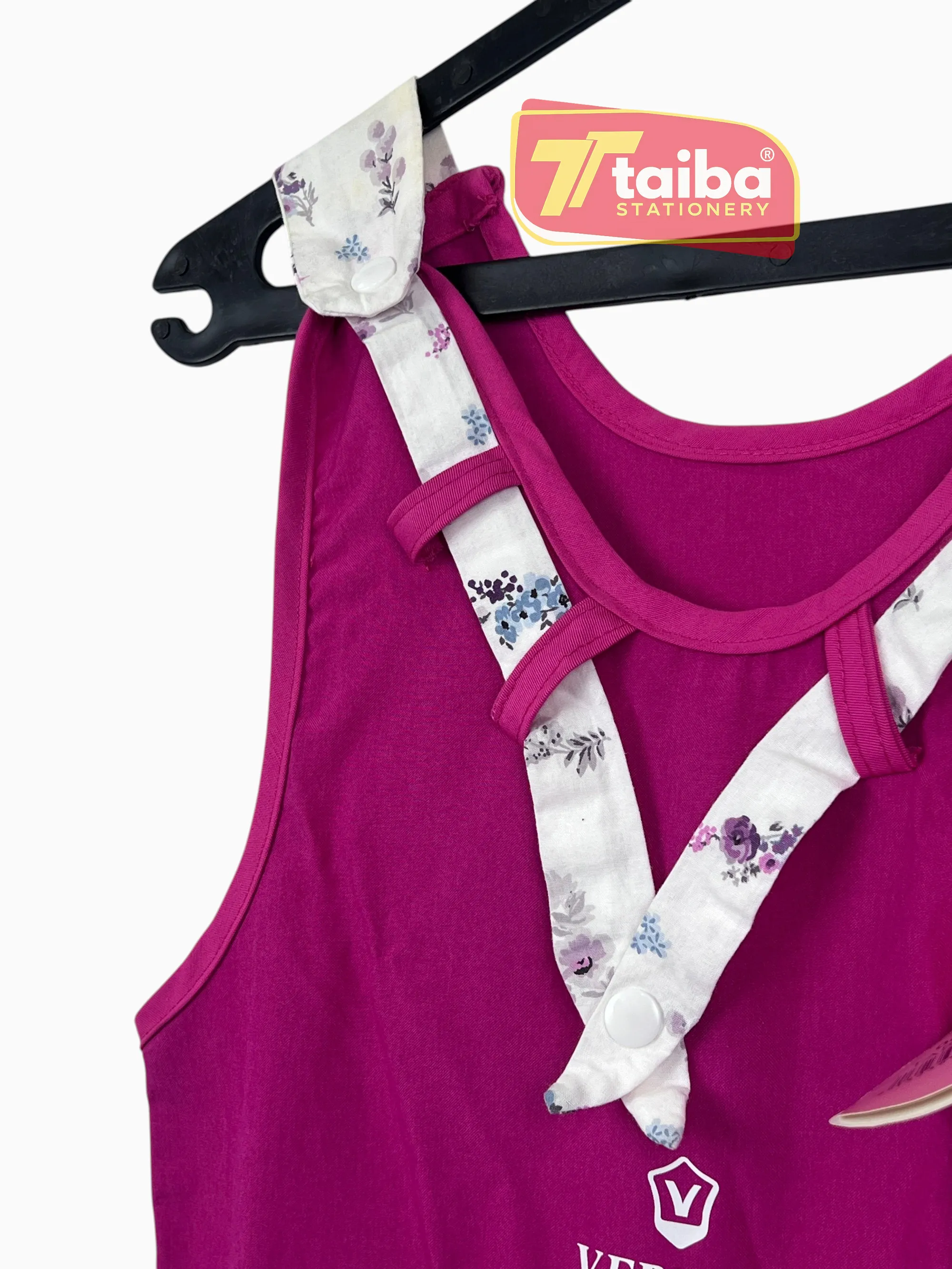 TABLIER SCOLAIRE ROSE 6-8-10
