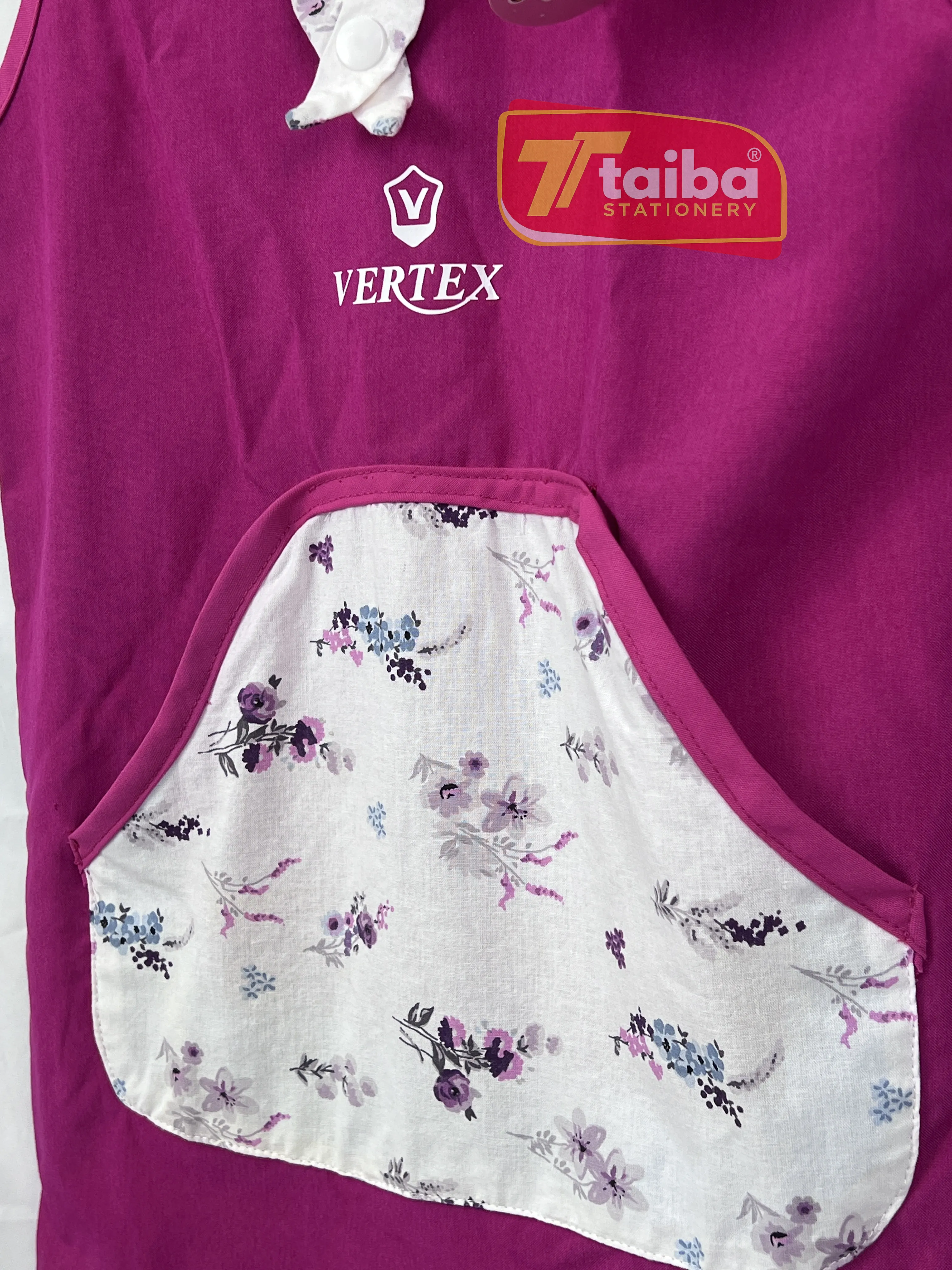 TABLIER SCOLAIRE ROSE 6-8-10