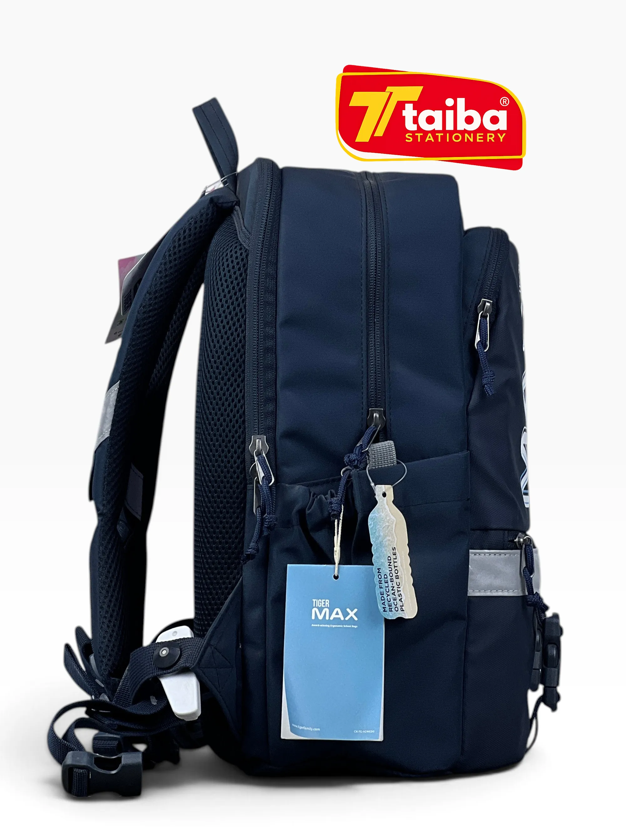 SAC A DOS DOUBLE NAVY TIGER IR86-G-02