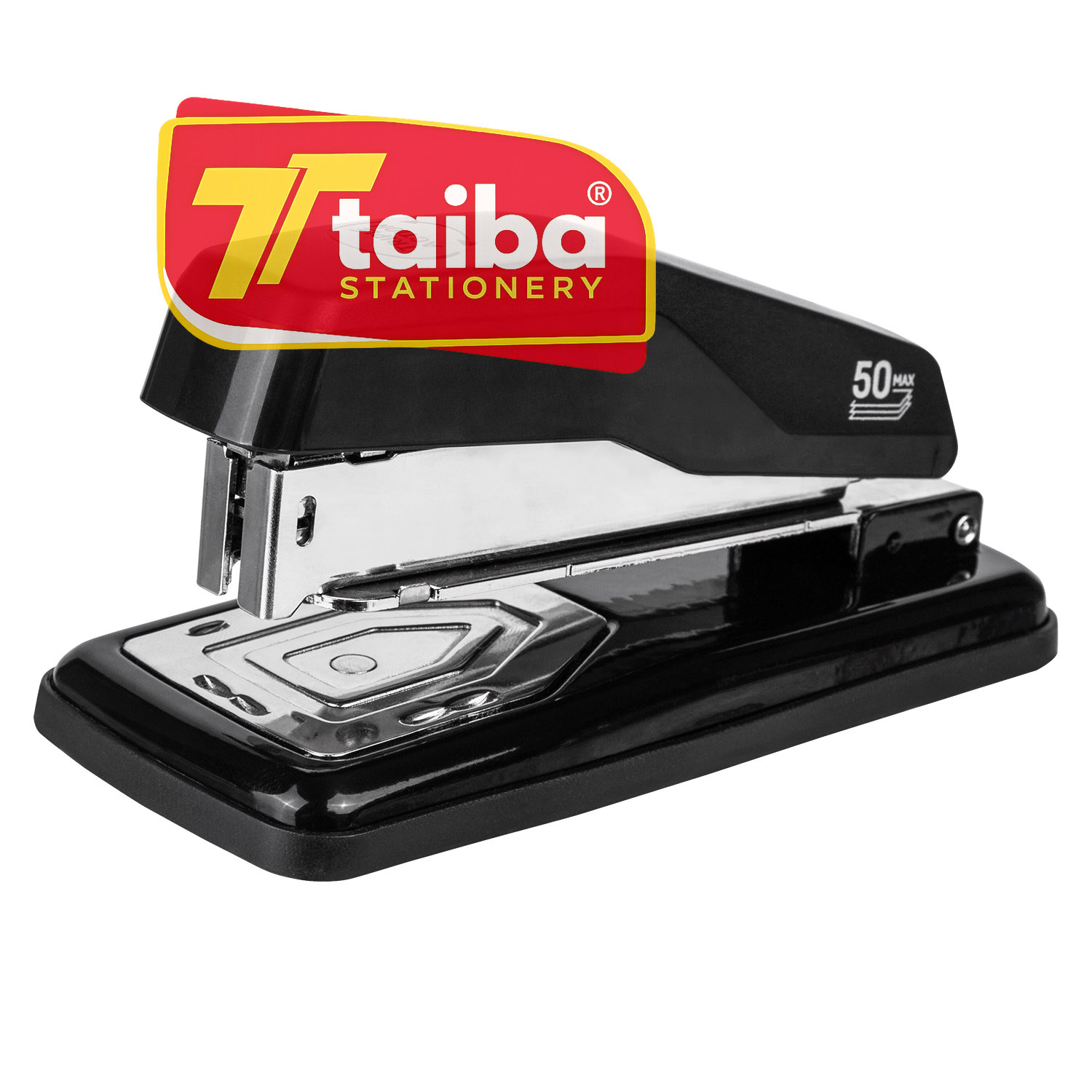 AGRAFEUSE DE BUREAU ROTATIF 24/6 ET 26/8 50FS/75G 0414S BLACK DELI