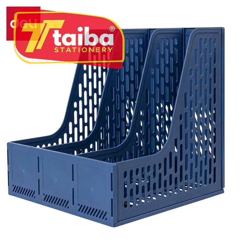 TRIEUR DE DOCUMENTS VERTICAL (port revues de 3 compartiments)
